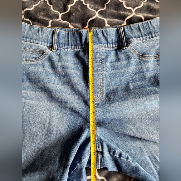 SPANX Pull-on High Waist Wide Leg Denim Jeans 💙❤️ - Picture 10 of 15